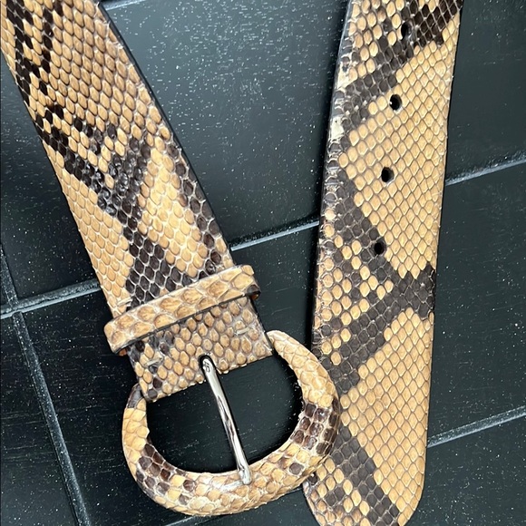 Ralph Lauren Python Belt - Picture 5 of 6